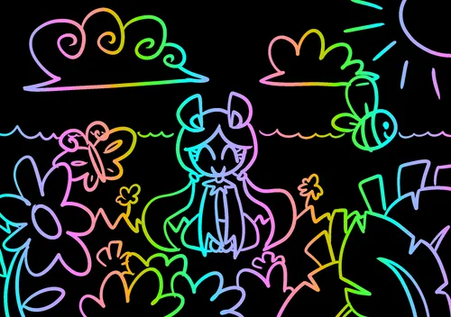 willow rainbow scratch paper