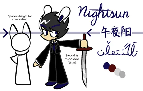 Nightsun reference sheet